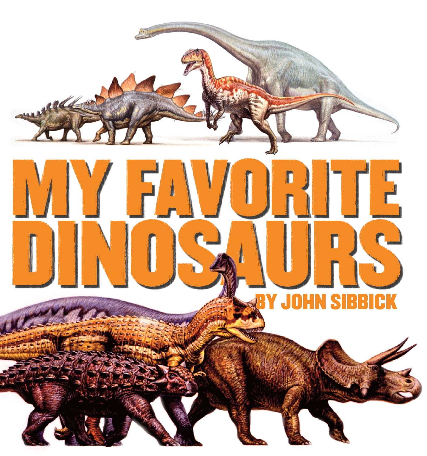 Cover of MY FAVORITE DINOSAURS